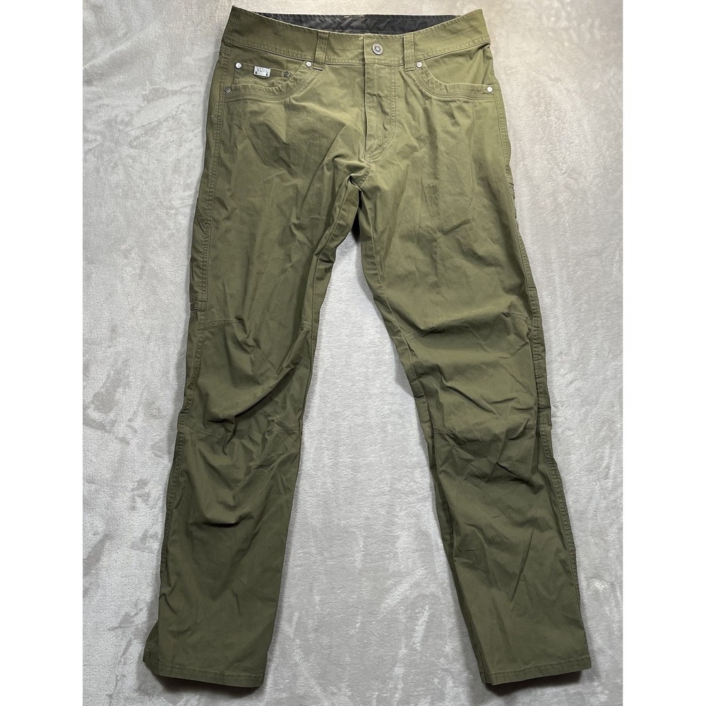 Kuhl Revolvr Pants Mens Size 32x32 Vintage Patina Dye Green Hiking